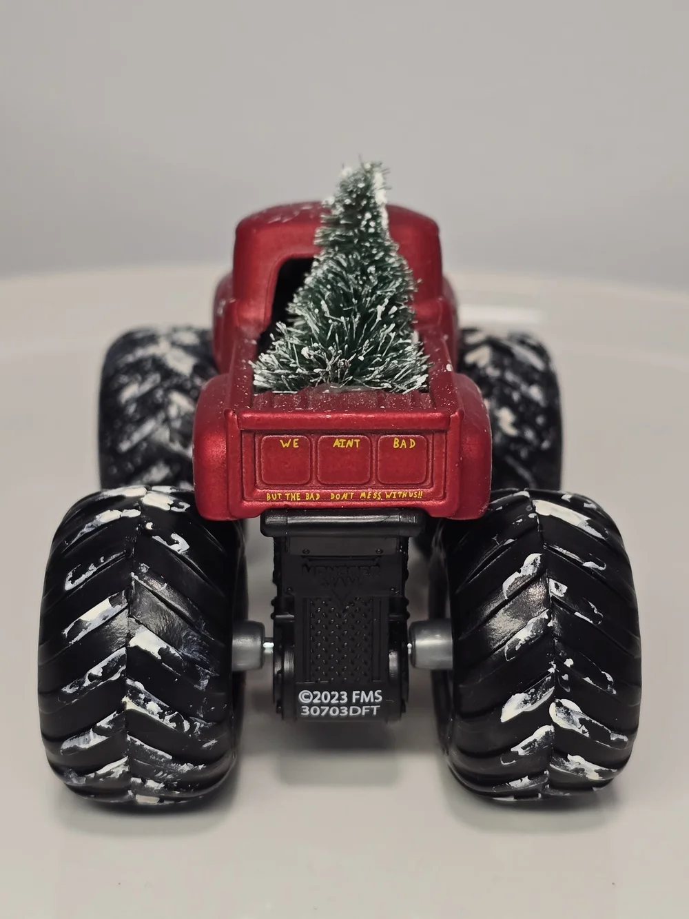Monster Jam Vintage Red Monster Truck Toy - Custom. GD Truck 4+ Toy.